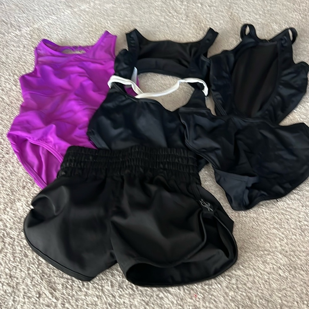 Kids Black and Purple Costume Set